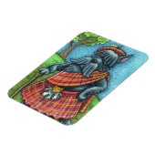 SCHOTSE TERRIER, SCHOTSE HONDENPRIDE Kilt Sporran Magneet (Linkerzijde)