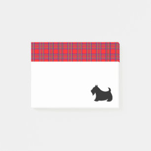 Schotse Terrier Schotse Ruit Notitieblok Cadeau Post-it® Notes