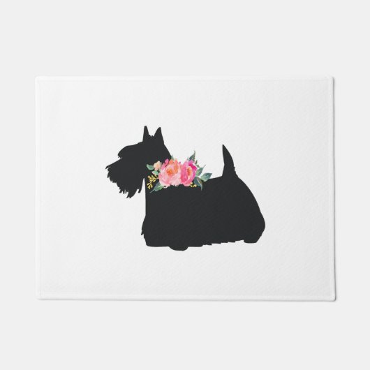 Schotse terrier Scottie Dog Deurmat (Voorkant)