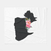 Schotse terrier Scottie Dog Fleece Deken (Voorkant (Horizontaal))
