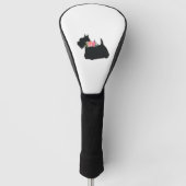 Schotse terrier Scottie Dog Golfheadcover (Voorkant)