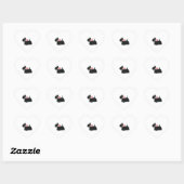 Schotse terrier Scottie Dog Hart Sticker (Vel)
