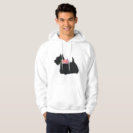 Schotse terrier Scottie Dog Hoodie (Voorkant volledig)