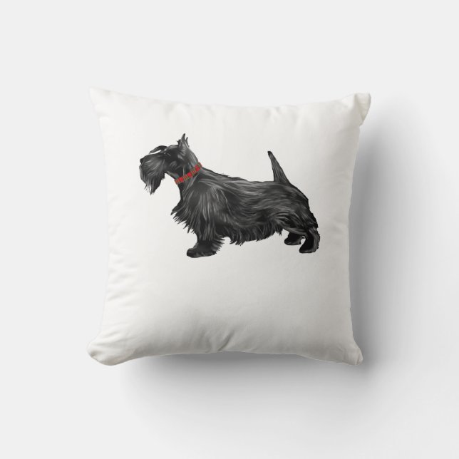 Schotse terrier Scottie Dog Kussen (Voorkant)