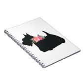 Schotse terrier Scottie Dog Notitieboek (Rechterzijde)