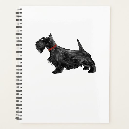 Schotse terrier Scottie Dog Planner (Voorkant)
