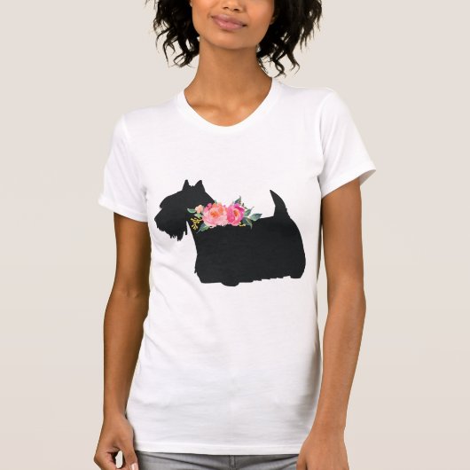 Schotse terrier Scottie Dog T-shirt (Voorkant)