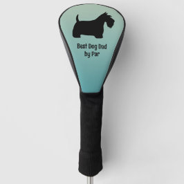 Schotse Terriër Scottie Hond Aangepaste Tekst Golfheadcover