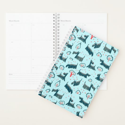 Schotse terrier Scottie Puppy Dog Scotch Pet Planner (Display)