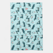 Schotse terrier Scottie Puppy Dog Scotch Pet Theedoek (Verticaal)