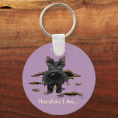Schotse Terrier (Scotties) Ik Jaag... Sleutelhange Sleutelhanger (Voorkant)