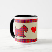 Schotse Terrier Scotty Dog Coffee Mok Gift (Voorkant links)