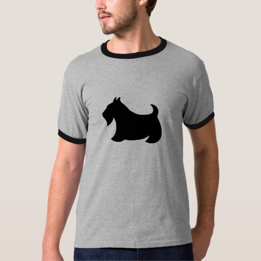 Schotse Terriër Scotty Dog T-shirt Top Gift (Voorkant)