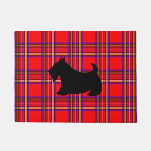 Schotse Terrier Scotty Dog Vloerkleed Deurmat Gesc (Voorkant)