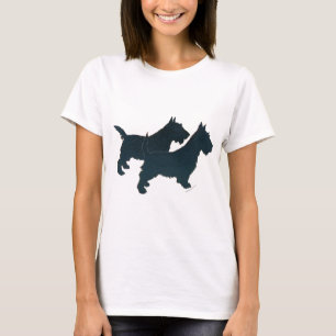 Schotse Terrier Silhouet T-shirt