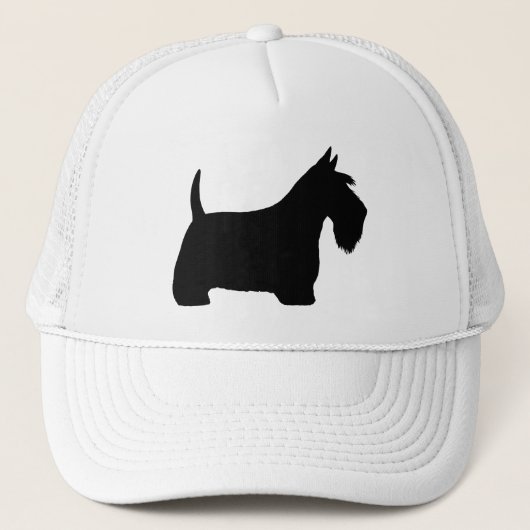 Schotse Terriër Silhouet Trucker Pet (Voorkant)