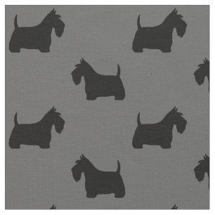 Schotse terrier Silhouettes Scottie Dogs Stof