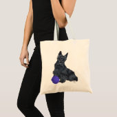 Schotse Terrier Speel met Mij! Tote Bag (Voorkant (product))