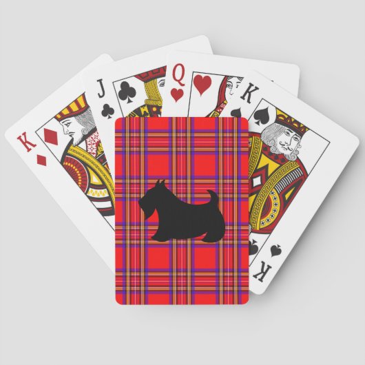 Schotse Terrier Speelkaarten Cadeau (Achterkant)