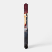 Schotse terriër speelt kerstsneeuw iPhone 16 hoesje (Linkerkant)