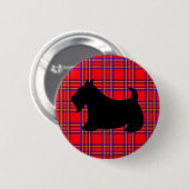 Schotse Terrier Speld Ronde Button 5,7 Cm (Voorkant /achterkant)