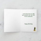 Schotse Terriër spelen doedelzak Humor Verjaardag Kaart (Binnen)