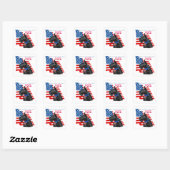 Schotse Terrier STEMMEN Vierkante Sticker (Vel)