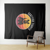  Schotse Terriër Sunset Wandkleed (In Situ (horizontaal))