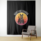  Schotse Terriër Sunset Wandkleed (In situ)