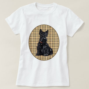 Schotse Terrier Tartan Design T-shirt