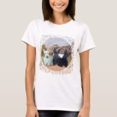 Schotse Terrier Tartan Ontwerp T-shirt (Voorkant)