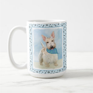 Schotse Terrier Tarwe Kleur Hond Schilderij Origin Koffiemok