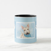 Schotse Terrier Tarwe Kleur Hond Schilderij Origin Mok (Midden)