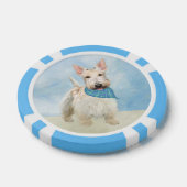 Schotse Terrier Tarwe Kleur Hond Schilderij Origin Poker Chips (Enkel)
