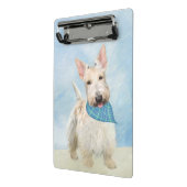 Schotse Terrier Tarwebruine Hond Schilderij Origin Mini Klembord (Angled2)