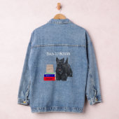 Schotse Terrier Terug naar School Denim Jacket (Hangar)
