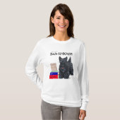 Schotse Terrier terug naar school T-shirt (Voorkant volledig)