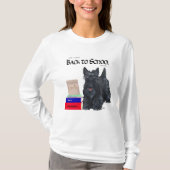 Schotse Terrier terug naar school T-shirt (Voorkant)