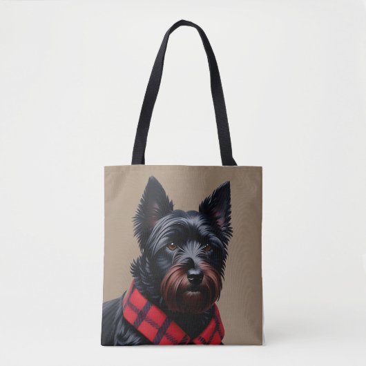 Schotse Terrier Tote Bag (Voorkant)