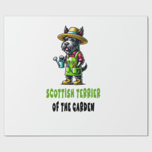 Schotse Terrier Tuinman Cadeaupapier