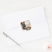 Schotse terriër Turkije Ronde Sticker (Envelop)