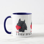 Schotse Terrier Valentijn Mok (Links)