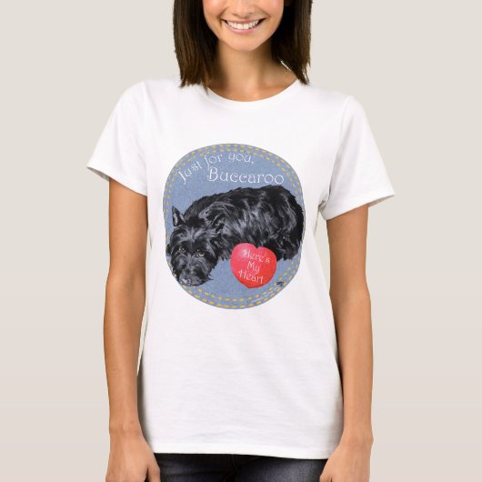 Schotse Terrier Valentijn T-shirt (Voorkant)