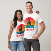 Schotse Terriër Vintage Design T-shirt (Unisex)