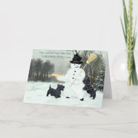 Schotse Terrier Wenskaart