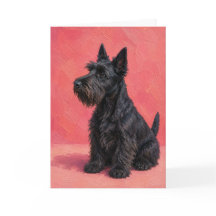 Schotse Terrier Wenskaart