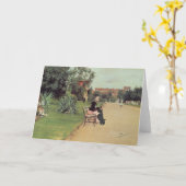 Schotse Terrier Wenskaart Kaart (Gele Bloem)