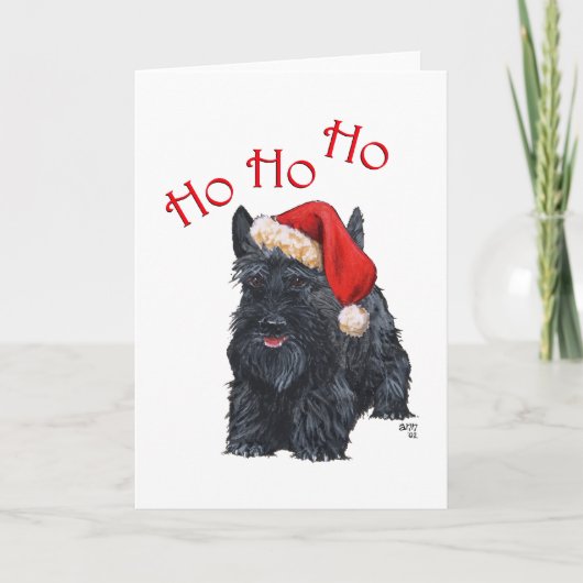 Schotse Terrier Wenskaart Kaart (Voorkant)