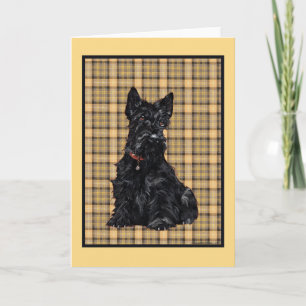 Schotse Terrier Wenskaart Kaart