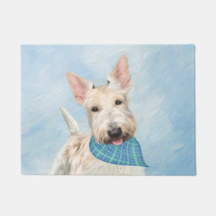 Schotse Terriër Wheaten Hondenschilderij Originele Deurmat